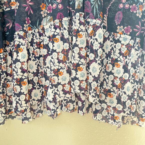 Free People Isabella Floral patchwork tunic top - Picture 8 of 10